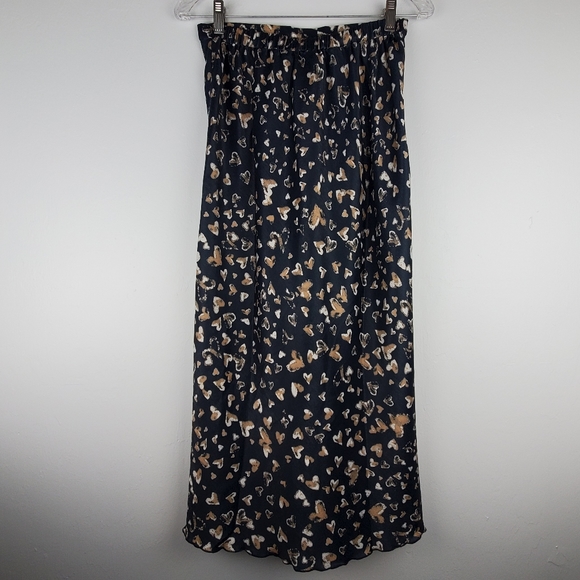 FREE PEOPLE KENDALL SATIN MIDI SKIRT - Picture 6 of 8